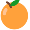 Tangerine emoji on Mozilla